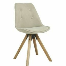 Dining Chair DKD Home Decor 48 x 44 x 84 cm Beige Brown by DKD Home Decor, Dining Chairs - Ref: S3040758, Price: 84,08 €, Dis...