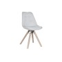 Chaise de Salle à Manger DKD Home Decor Polyester Gris clair Chêne (48 x 44 x 84 cm) de DKD Home Decor, Chaises - Réf : S3040...