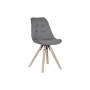 Dining Chair DKD Home Decor Polyester Dark grey Oak (48 x 44 x 84 cm) by DKD Home Decor, Dining Chairs - Ref: S3040760, Price...