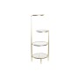 Shelve DKD Home Decor 32,5 x 30 x 86 cm Crystal Golden Metal by DKD Home Decor, Standing Shelf Units - Ref: S3040772, Price: ...