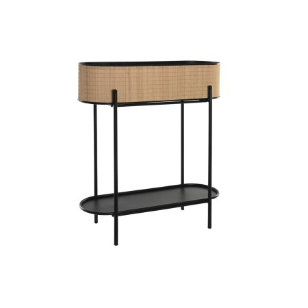 Macetero DKD Home Decor Natural Negro Metal Colonial Bambú (60 x 23.5 x 69 cm) de DKD Home Decor, Maceteros - Ref: S3040802, ...