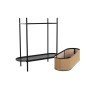 Macetero DKD Home Decor Natural Negro Metal Colonial Bambú (60 x 23.5 x 69 cm) de DKD Home Decor, Maceteros - Ref: S3040802, ...