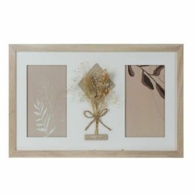 Marco de Fotos DKD Home Decor 39 x 1,2 x 22 cm Cristal Natural Blanco Shabby Chic de DKD Home Decor, Marcos de pared y mesa -...