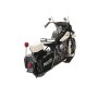 Decorative Figure DKD Home Decor 35 x 14 x 24 cm Black Motorbike White Vintage (2 Units) by DKD Home Decor, Ornaments - Ref: ...