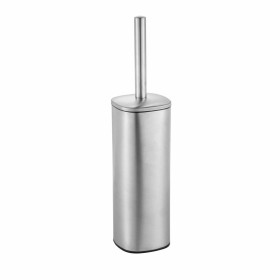 Toilet Brush DKD Home Decor 9,5 x 9,5 x 39 cm Silver Stainless steel polypropylene by DKD Home Decor, Toilet accessories - Re...