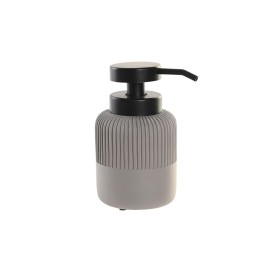 Dispenser di Sapone DKD Home Decor 7 x 7 x 15 cm Grigio Cemento polipropilene di DKD Home Decor, Supporti e distributori - Ri...