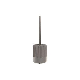 Toilet Brush DKD Home Decor 11 X 11 X 36,5 CM Grey Cement Stainless steel by DKD Home Decor, Toilet accessories - Ref: S30410...