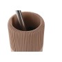 Toilet Brush DKD Home Decor 11 X 11 X 36,5 CM Cement Terracotta Stainless steel by DKD Home Decor, Toilet accessories - Ref: ...