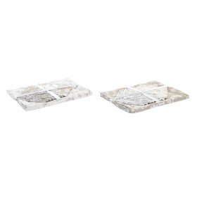 Mantel y servilletas DKD Home Decor 9 Piezas 2 Unidades 150 x 250 x 0,5 cm Beige Rosa Blanco Verde Marrón claro de DKD Home D...