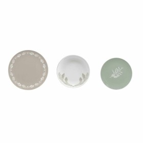 Conjunto de pratos DKD Home Decor Porcelana 27 x 27 x 3 cm 18 Peças de DKD Home Decor, Pratos e fontes - Ref: S3041082, Preço...