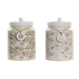 Tin DKD Home Decor 15 x 15 x 21 cm Dolomite Traditional (2 Units) by DKD Home Decor, Food storage - Ref: S3041094, Price: 34,...