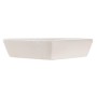 Bandeja de Aperitivos DKD Home Decor 21,5 x 21,5 x 1 cm Beige Blanco Gres Tradicional de DKD Home Decor, Platos y fuentes - R...