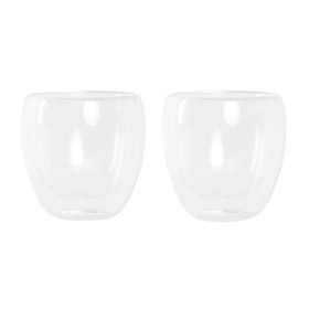 Set of glasses DKD Home Decor 250 ml 8,3 x 8,3 x 8,9 cm by DKD Home Decor, Tea and Coffee Glasses - Ref: S3041210, Price: 10,...