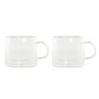 Juego de Tazas de Café DKD Home Decor Transparente Cristal Vidrio de Borosilicato 260 ml de DKD Home Decor, Tazas - Ref: S304...