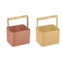 Organizador de Talheres DKD Home Decor 18 x 15,5 x 24 cm Metal Terracota Amarelo Vintage Pinheiro (2 Unidades) | Tienda24 - Global Online Shop Tienda24.eu