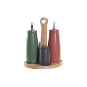 Untersetzblech für Fleisch oder Fisch DKD Home Decor Blau Rosa Edelstahl Gelb Steingut Holz MDF 680 ml 3 Stück | Tienda24 - Global Online Shop Tienda24.eu