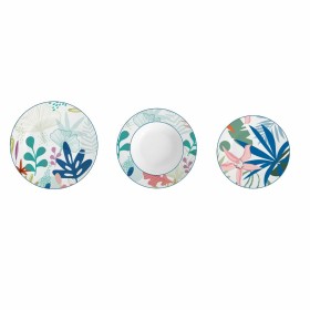 Dinnerware Set DKD Home Decor Porcelain Blue Green 18 Pieces by DKD Home Decor, Combination Sets - Ref: S3041310, Price: 83,6...