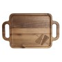 Tabla de cortar DKD Home Decor 40 x 25 x 2 cm Marrón Acacia de DKD Home Decor, Tablas de cortar - Ref: S3041357, Precio: 16,0...