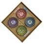 Conjunto de sushi DKD Home Decor Multicolor Bambu Grés Mandala Oriental 34 x 34 x 6,5 cm (12 Peças) de DKD Home Decor, Pratos...