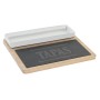 Set de Aperitivo DKD Home Decor 24 x 7 x 2,5 cm Natural Negro Pizarra de DKD Home Decor, Platos y fuentes - Ref: S3041393, Pr...