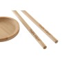 Conjunto de sushi DKD Home Decor 24 x 0,5 x 0,5 cm Natural Oriental de DKD Home Decor, Pratos e fontes - Ref: S3041395, Preço...