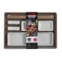 Sushi Set DKD Home Decor 24 x 7 x 2 cm Natural White Stoneware Oriental | Tienda24 - Global Online Shop Tienda24.eu