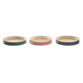 Bandeja DKD Home Decor 38 x 38 x 5,5 cm (3 Piezas) de DKD Home Decor, Platos y fuentes - Ref: S3041402, Precio: 39,58 €, Desc...