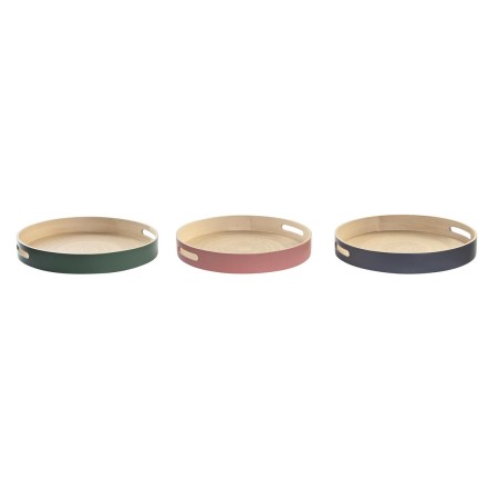 Plateau DKD Home Decor 38 x 38 x 5,5 cm (3 Pièces) de DKD Home Decor, Plats et plateaux - Réf : S3041402, Prix : 39,58 €, Rem...