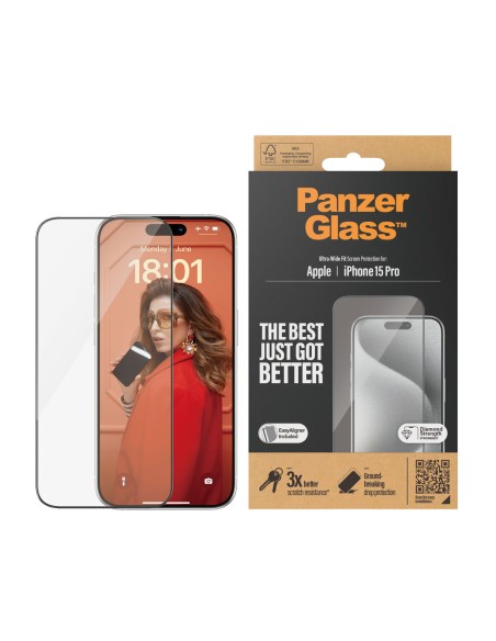 Protetor de ecrã para o telemóvel Panzer Glass 2810 Apple | Tienda24 Tienda24.eu