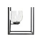 Portavelas DKD Home Decor Cristal Negro Transparente 18 x 18 x 76 cm Hierro de DKD Home Decor, Candelabros y portavelas - Ref...