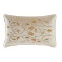 Coussin DKD Home Decor Doré 50 x 10 x 30 cm Fleurs | Tienda24 - Global Online Shop Tienda24.eu