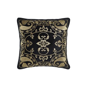 Cojín DKD Home Decor Negro Dorado 45 x 10 x 45 cm Árabe de DKD Home Decor, Cojines - Ref: S3041521, Precio: 25,80 €, Descuent...