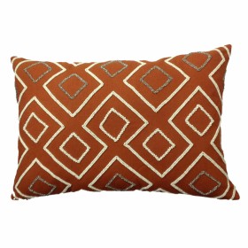 Cushion cover DKD Home Decor 60 x 1 x 40 cm Terracotta Geometric by DKD Home Decor, Cushion Covers - Ref: S3041559, Price: 14...