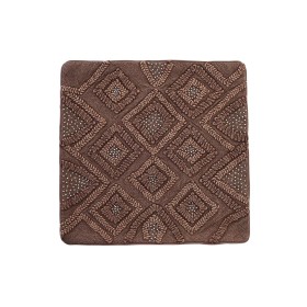 Capa de travesseiro DKD Home Decor Castanho Losangos 50 x 1 x 50 cm de DKD Home Decor, Capas - Ref: S3041560, Preço: 21,73 €,...