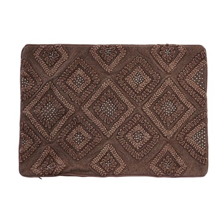 Cushion cover DKD Home Decor 60 x 1 x 40 cm Brown Rhombus by DKD Home Decor, Cushion Covers - Ref: S3041561, Price: 21,73 €, ...