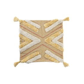 Cushion cover DKD Home Decor Yellow 50 x 1 x 50 cm by DKD Home Decor, Cushion Covers - Ref: S3041586, Price: 20,88 €, Discoun...