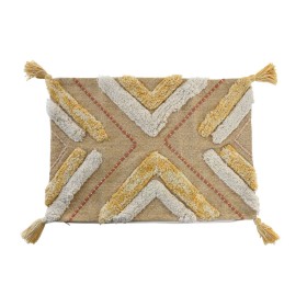 Housse de coussin DKD Home Decor 60 x 1 x 40 cm Jaune de DKD Home Decor, Housses de coussin - Réf : S3041587, Prix : 20,88 €,...