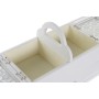 Caja-Joyero DKD Home Decor Cristal Blanco Marfil Madera MDF 30 x 17 x 24 cm de DKD Home Decor, Organizadores de joyas - Ref: ...