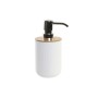 Dispenser di Sapone DKD Home Decor 7 x 9 x 15,5 cm Naturale Bianco polipropilene | Tienda24 - Global Online Shop Tienda24.eu