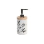 Soap Dispenser DKD Home Decor 8 x 9 x 17,5 cm Black White Stoneware | Tienda24 - Global Online Shop Tienda24.eu