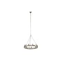 Ceiling Light DKD Home Decor White Brown Wood Metal Fir 40 W Vintage Aged finish 220 V 78 x 78 x 13 cm by DKD Home Decor, Pen...