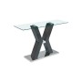 Console DKD Home Decor Black Wood Tempered Glass MDF Wood 120 x 40 x 76 cm by DKD Home Decor, Tables - Ref: S3041853, Price: ...