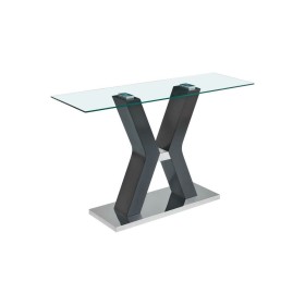 Console DKD Home Decor Noir Bois Verre trempé Bois MDF 120 x 40 x 76 cm de DKD Home Decor, Tables - Réf : S3041853, Prix : 25...