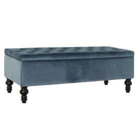 Banquette DKD Home Decor 115 x 44 x 43 cm Bleu Bois de DKD Home Decor, Chaises - Réf : S3041860, Prix : 119,86 €, Remise : %