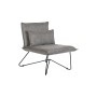 Fauteuil DKD Home Decor 66 x 78 x 75 cm Noir Gris Métal de DKD Home Decor, Chaises - Réf : S3041879, Prix : 183,04 €, Remise : %