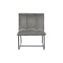 Poltrona DKD Home Decor Nero Grigio Metallo 66 x 71 x 77 cm | Tienda24 - Global Online Shop Tienda24.eu