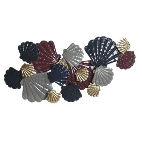 Décoration murale DKD Home Decor Métal Multicouleur Coquillages (119 x 9 x 60 cm) de DKD Home Decor, Objets de décoration - R...