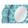 Espelho de parede DKD Home Decor Azul Metal Coral Branco 60 x 7 x 60 cm Mediterrâneo (2 Unidades) | Tienda24 - Global Online Shop Tienda24.eu