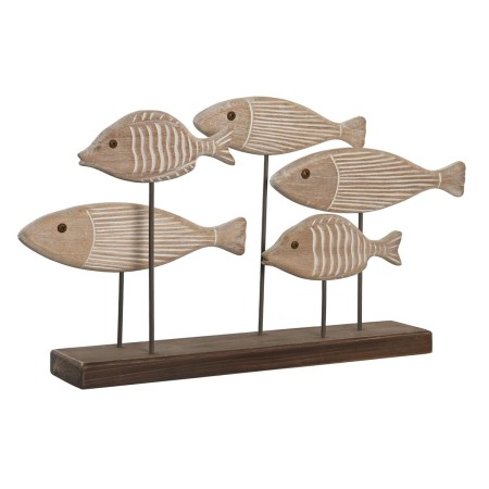 Figura Decorativa DKD Home Decor 51 x 8 x 27 cm Acabado envejecido Marrón claro Espirales de DKD Home Decor, Adornos - Ref: S...