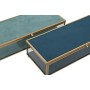 Scatola-Portagioie DKD Home Decor Cristallo Metallo Turchese Blu cielo 25 x 10 x 5 cm (2 Unità) di DKD Home Decor, Portagioie...